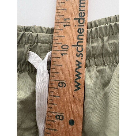 Bather Swim Trunks Shorts Mens Medium Olive Green Drawstring Liner Pool Beach - Picture 10 of 16